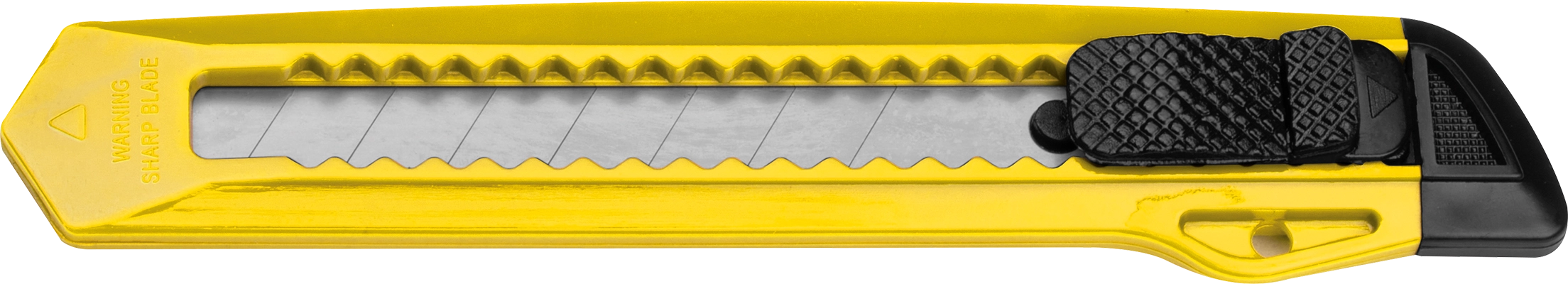 Műanyag papírvágó kés - Sárga