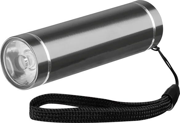 COB zseblámpa - Ezüst