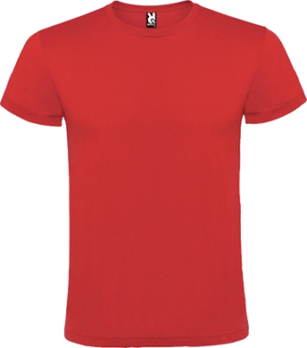 Uniszex rövid ujjú póló (150 g/m²) - Piros