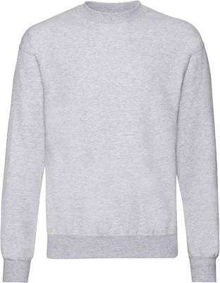 Férfi kereknyakú pulóver (280 g/m²) - Szürke