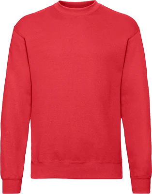 Férfi kereknyakú pulóver (280 g/m²) - Piros