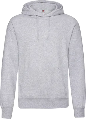 Fruit of the Loom kapucnis pulóver (280 g/m²) - Szürke