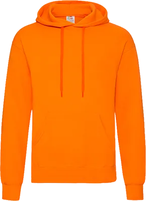 Fruit of the Loom kapucnis pulóver (280 g/m²) - Narancssárga