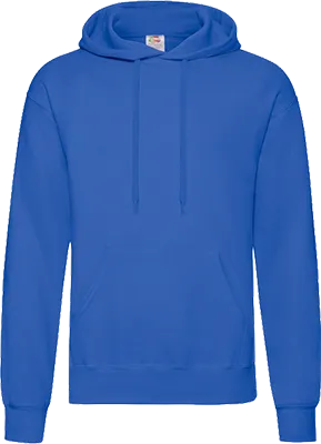 Fruit of the Loom kapucnis pulóver (280 g/m²) - Kék