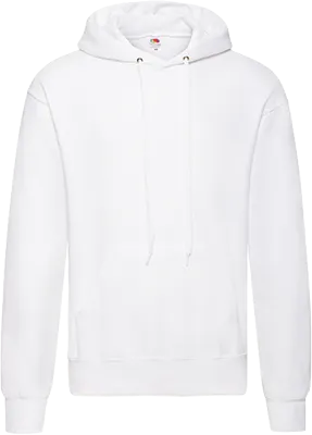 Fruit of the Loom kapucnis pulóver (280 g/m²) - Fehér