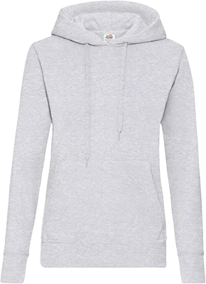 Női kapucnis pulóver (280 g/m²) - Szürke