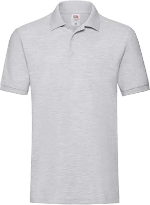 Férfi galléros rövid ujjú póló (180 g/m²) - Szürke