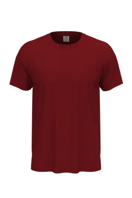 Uniszex rövid ujjú póló (150 g/m²) - Bordó