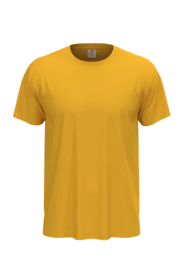 Uniszex rövid ujjú póló (150 g/m²) - Sárga