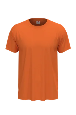 Uniszex rövid ujjú póló (150 g/m²) - Narancssárga