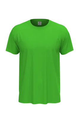 Uniszex rövid ujjú póló (150 g/m²) - Világos Zöld