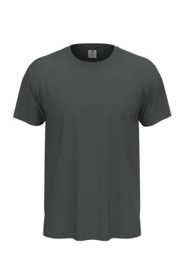 Uniszex rövid ujjú póló (150 g/m²) - Sötétszürke