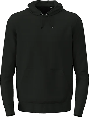 Uniszex kapucnis pulóver (280 g/m²) - Fekete