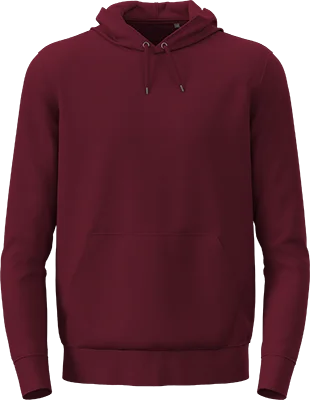 Uniszex kapucnis pulóver (280 g/m²) - Bordó