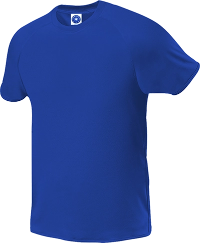 Rövid ujjú sportpóló (140 g/m²) - Kék