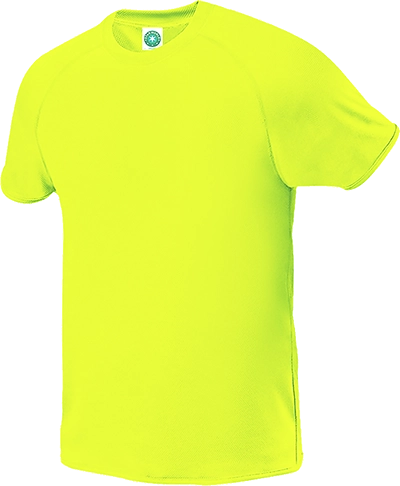 Rövid ujjú sportpóló (140 g/m²) - Sárga