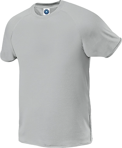 Rövid ujjú sportpóló (140 g/m²) - Szürke